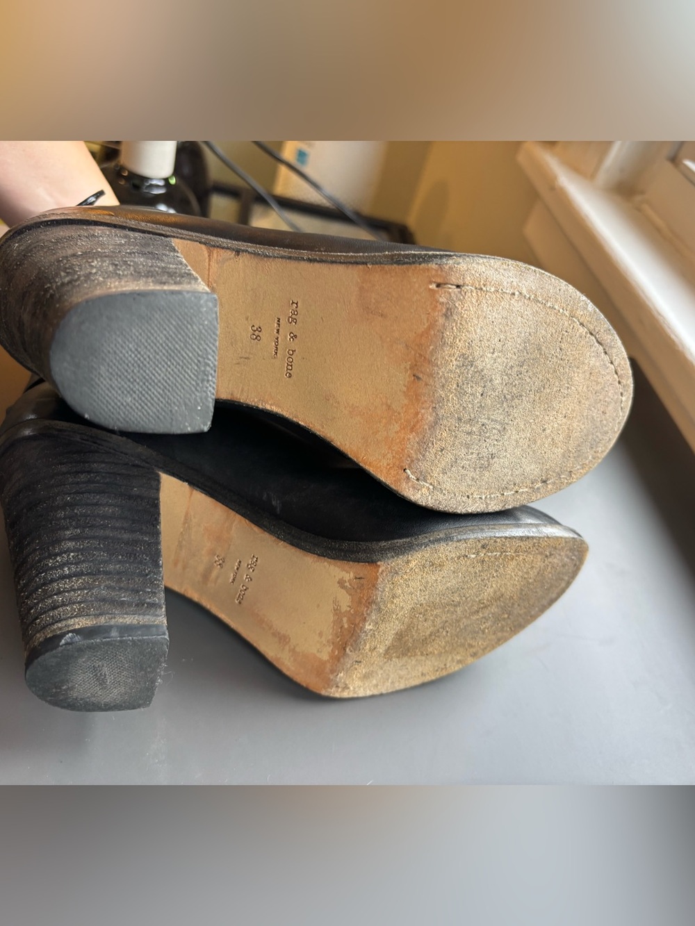 Rag and Bone Heel Ankle Boots- 38 - Picture 7 of 9